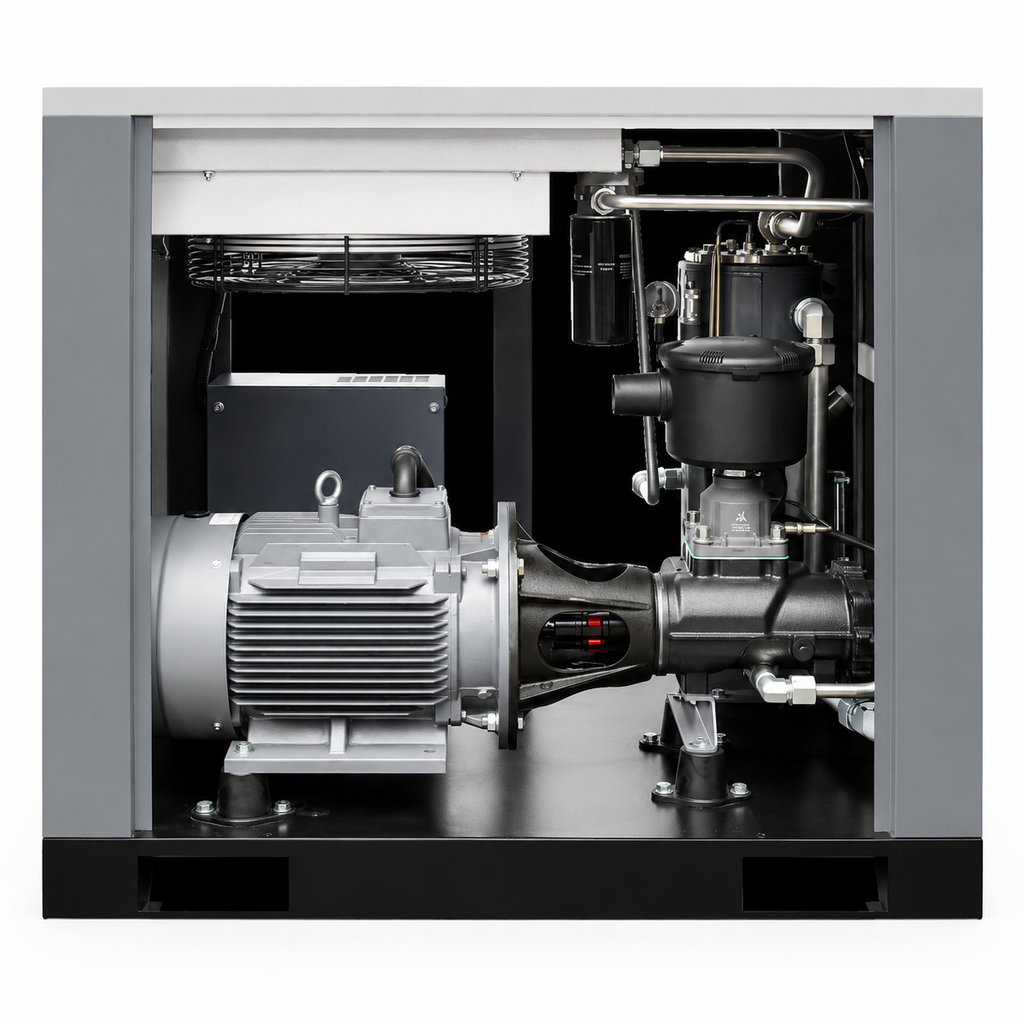 10 HP VİDALI İNVERTÖRLÜ SESSİZ KOMPRESÖR
